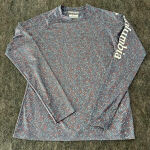 Columbia PFG rash guard Omni shade sun protection long sleeve womens small